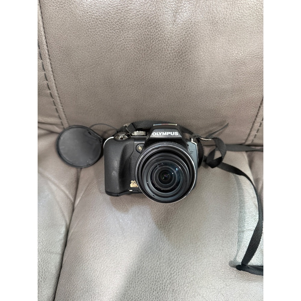 Olympus SP-565UZ Digital Camera 10MP 20x Optical Zoom Black Bridge Camera